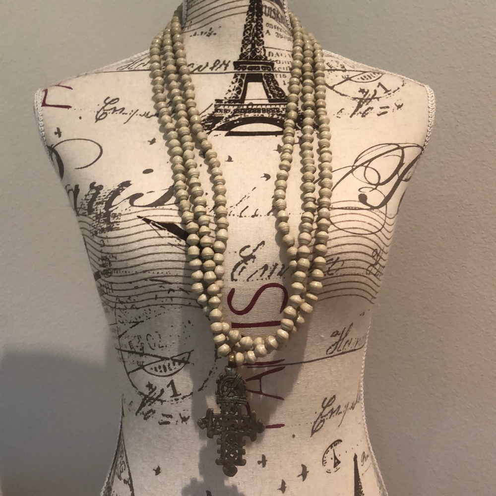 Long Cross Necklace